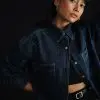Balaria Denim Shirt Kode 158A Dark Blue - Image 3