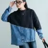 Balea Denim Shirt Kode 4139 Black - Image 3