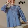 Bazlia Shirt Kode 80079 Blue - Image 2