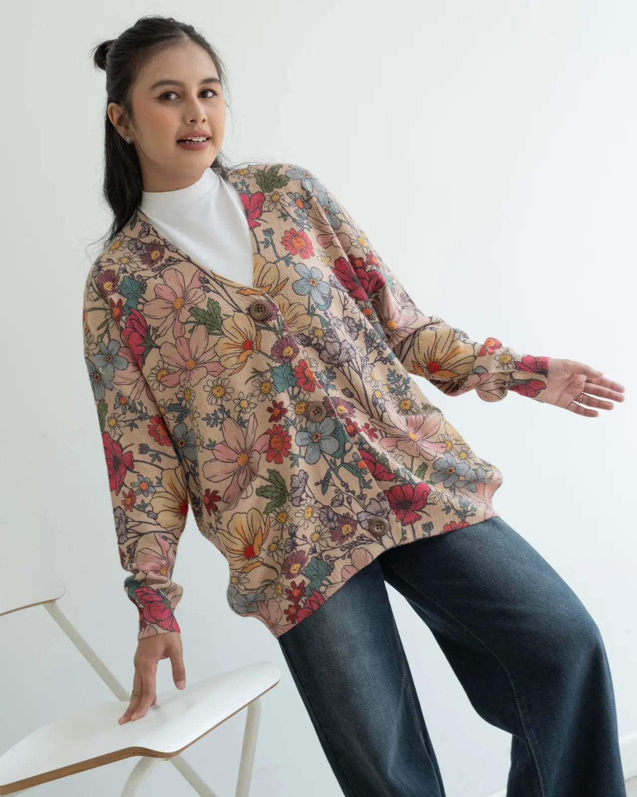 Calula Cardi Kode 470 Floral - Image 2