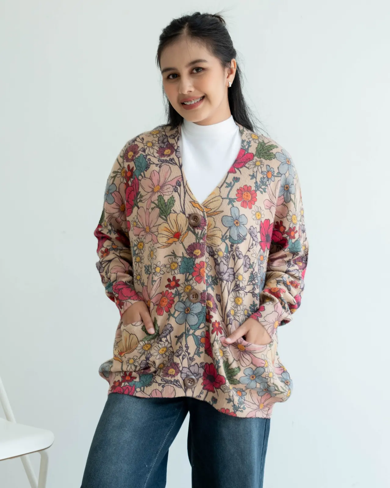 Calula Cardi Kode 470 Floral