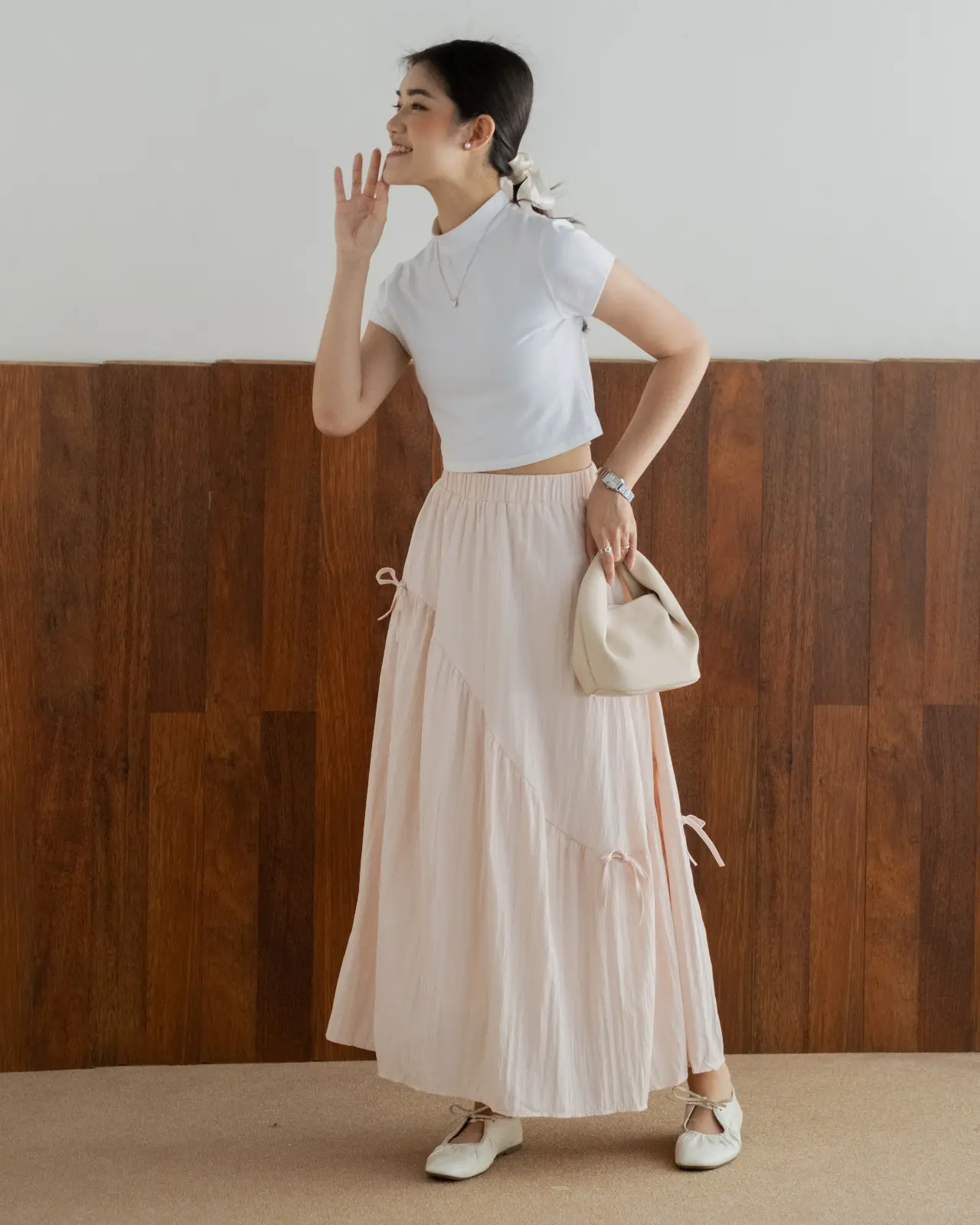 Cantika Skirt Kode 477/156 Baby Pink - Image 2