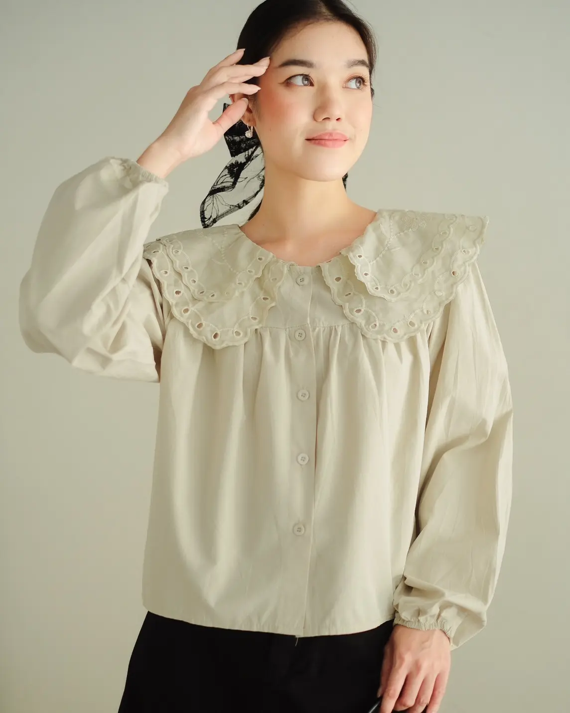 Cella Shirt Kode 11A Cream