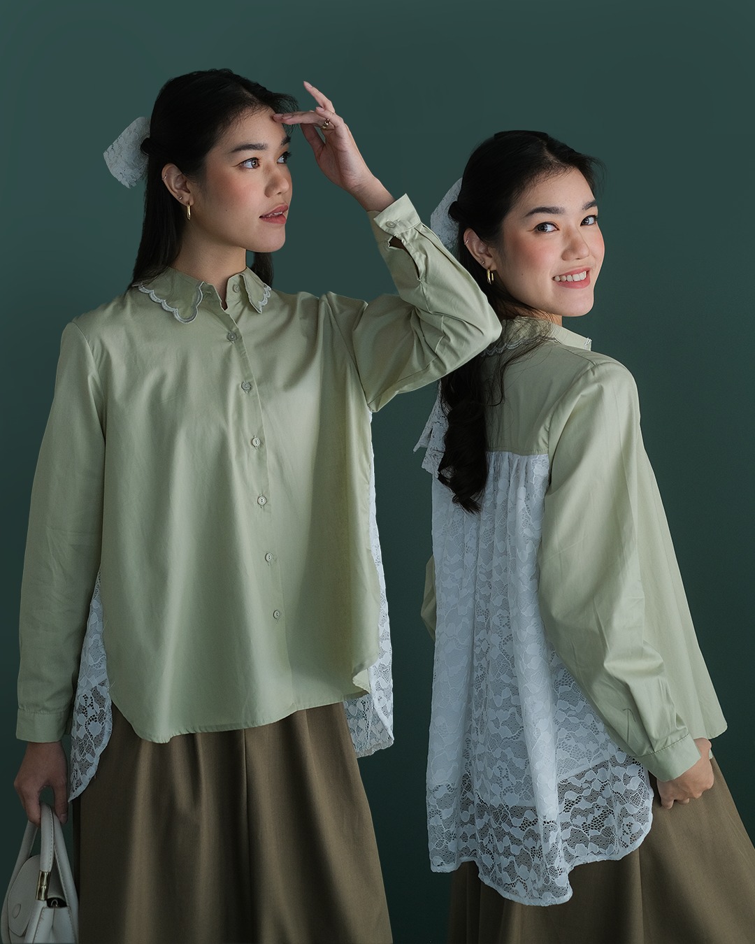 Chilan Shirt Kode 1364 Mint