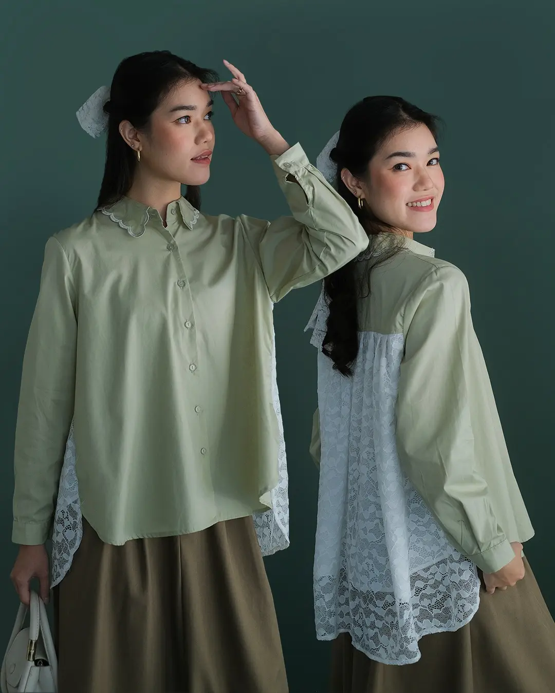 Chilan Shirt Kode 1364 Mint
