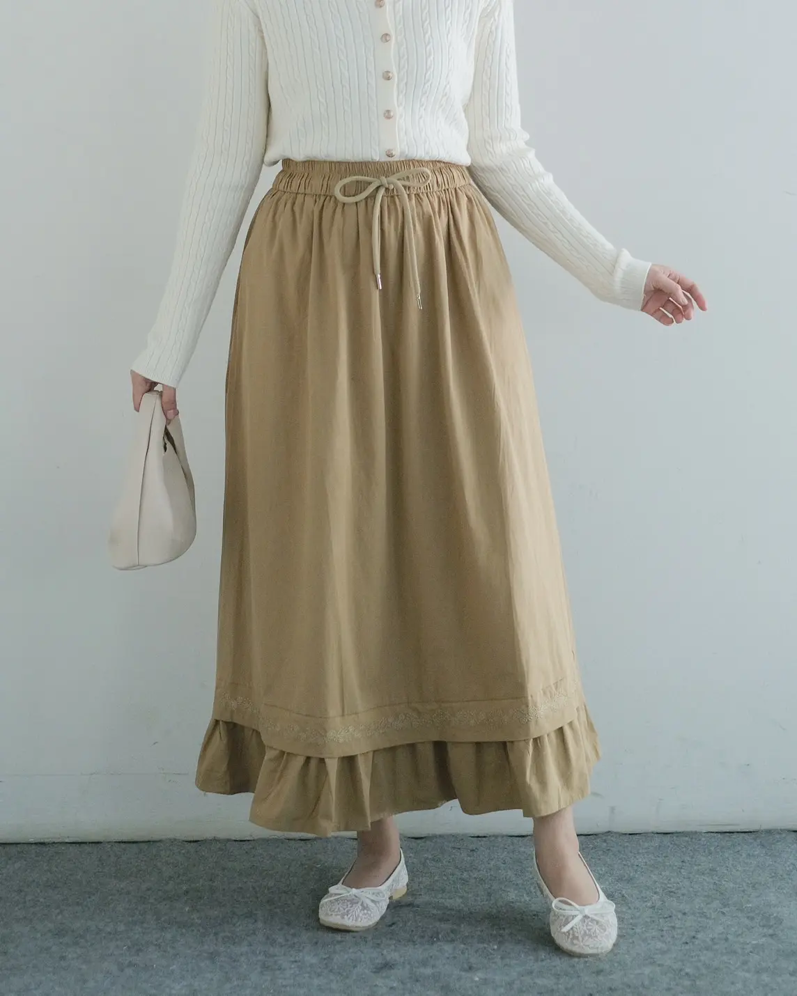 Dakyra Skirt Kode 7A Khaki - Image 3