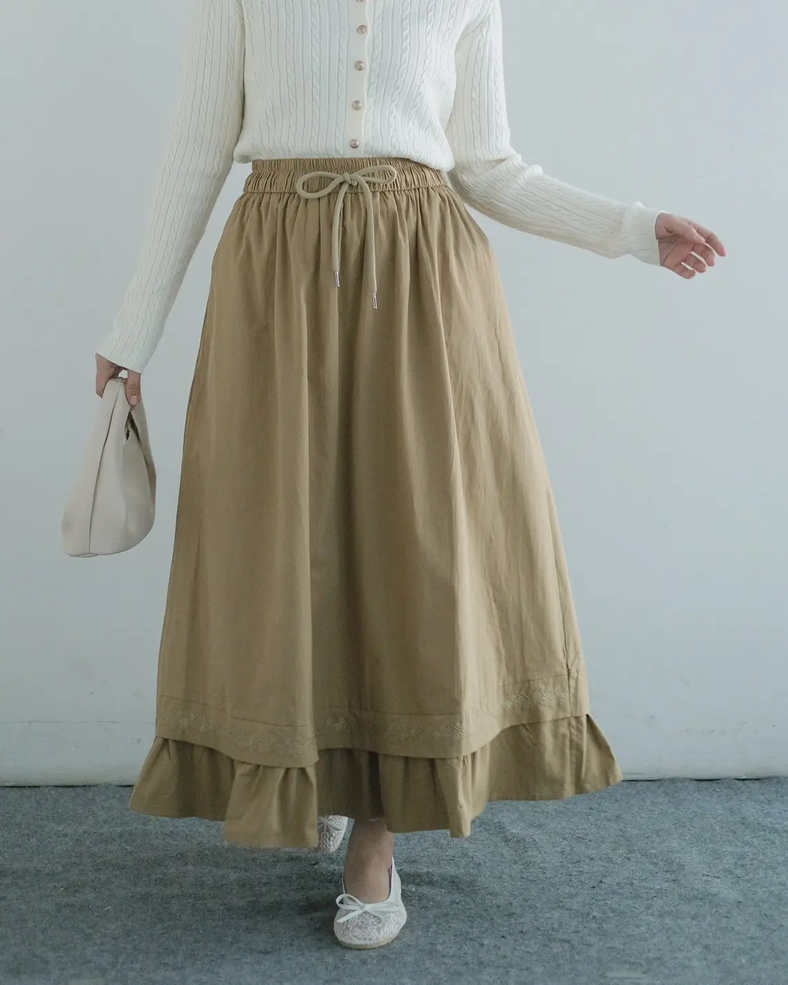 Dakyra Skirt Kode 7A Khaki