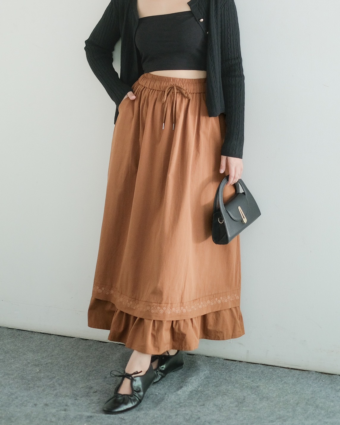 Dakyra Skirt Kode 7A Brown - Image 3