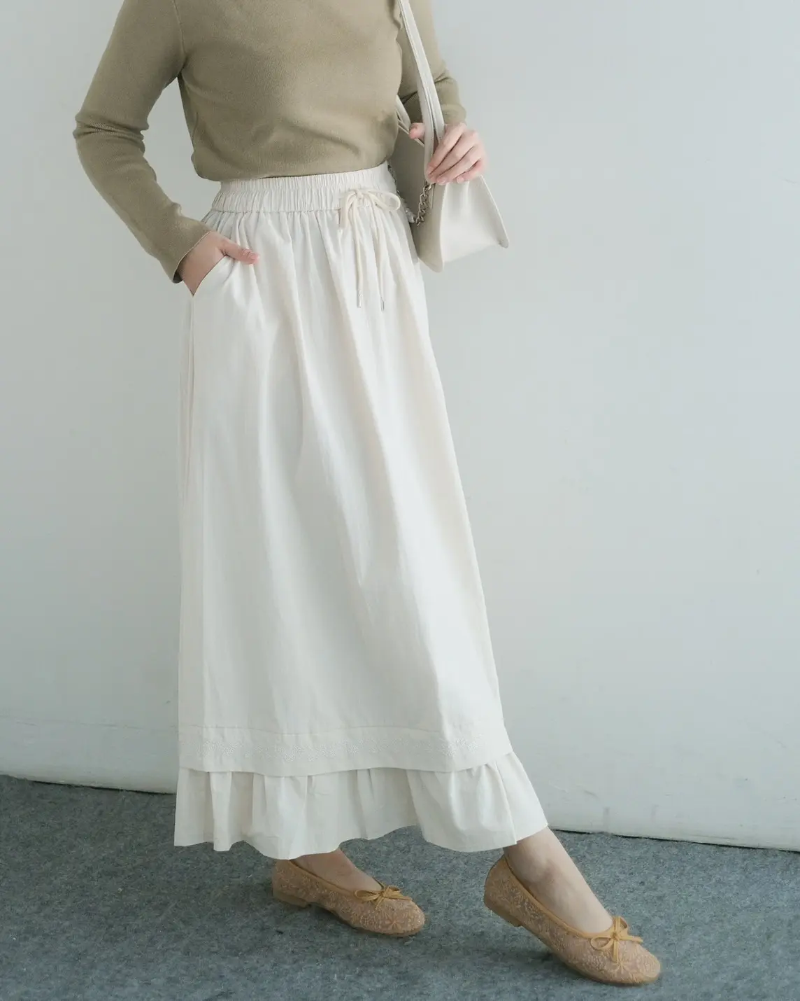 Dakyra Skirt Kode 7A Beige - Image 2