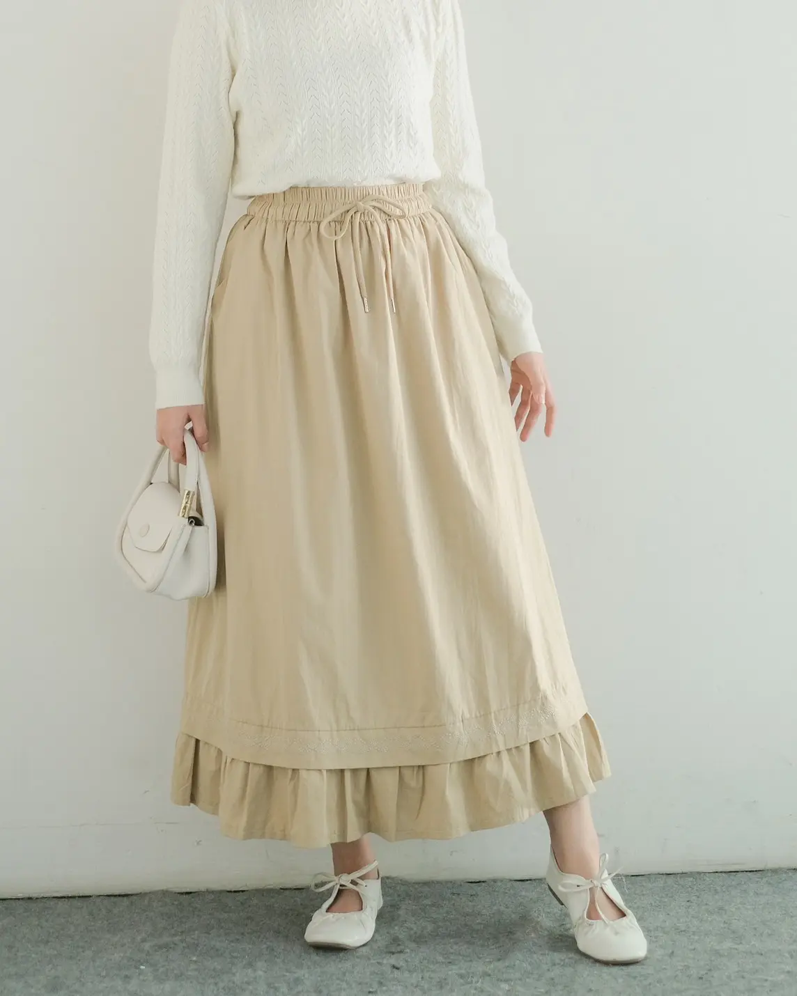 Dakyra Skirt Kode 7A Cream