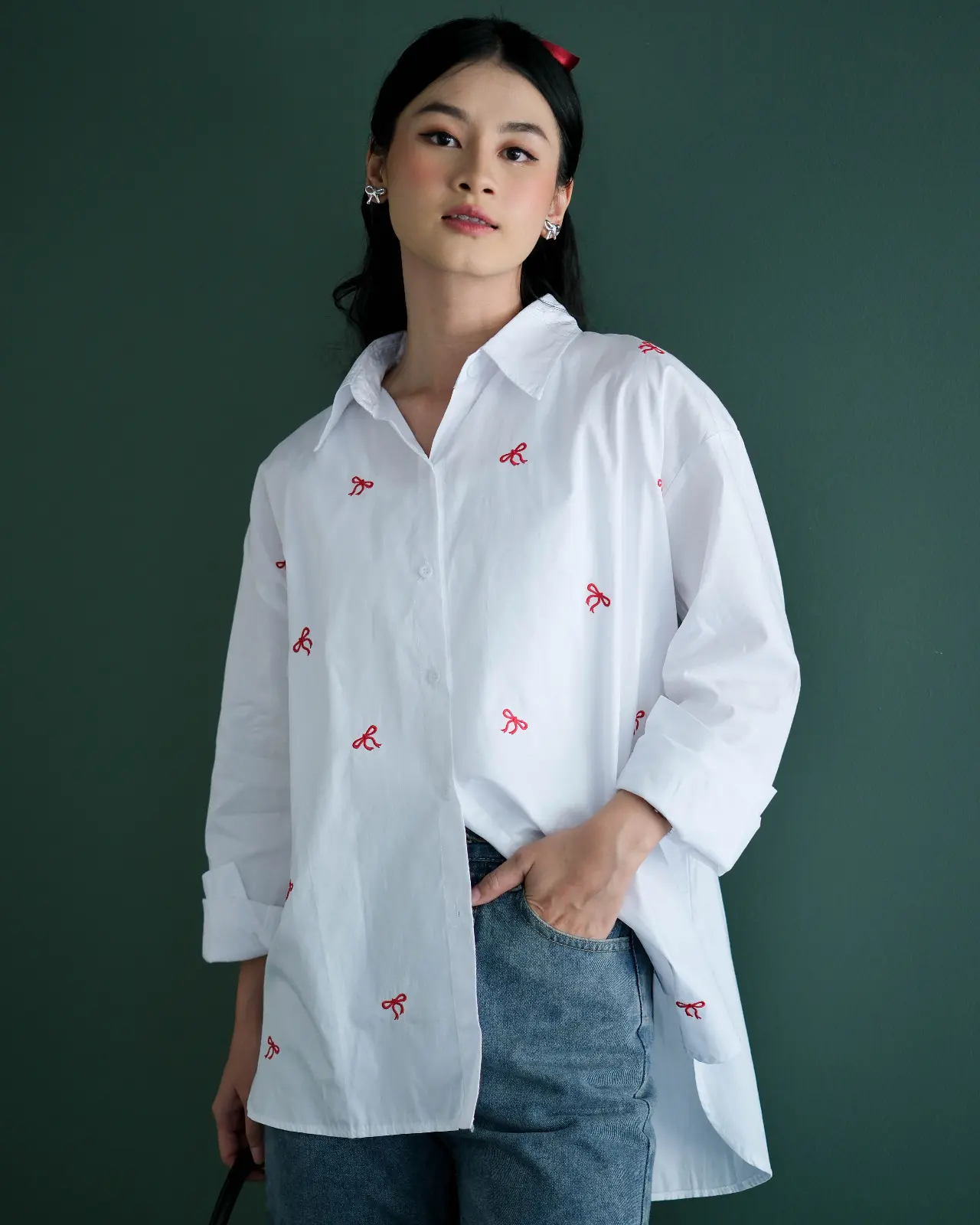 Deysa Shirt Kode 14762 Broken White - Image 3