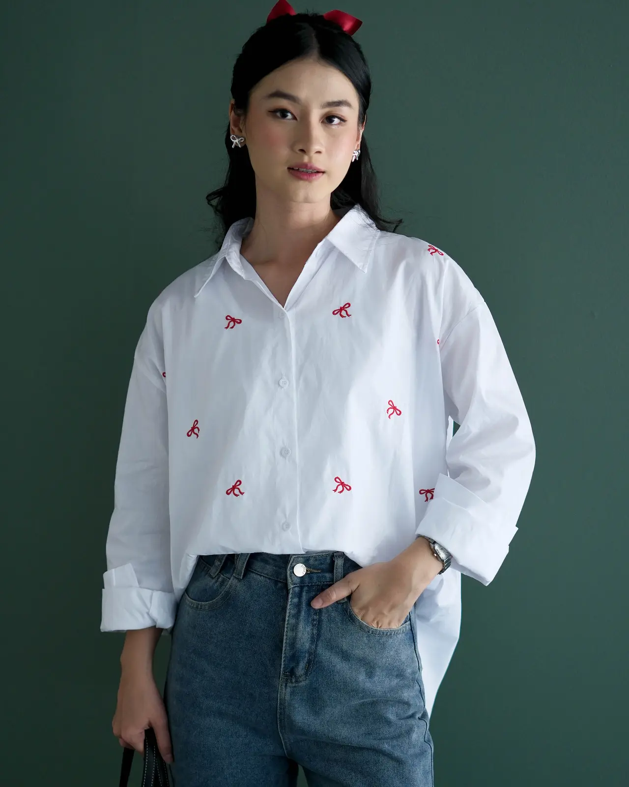 Deysa Shirt Kode 14762 Broken White - Image 2