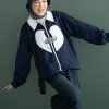 Droopy Jacket Navy - Image 3