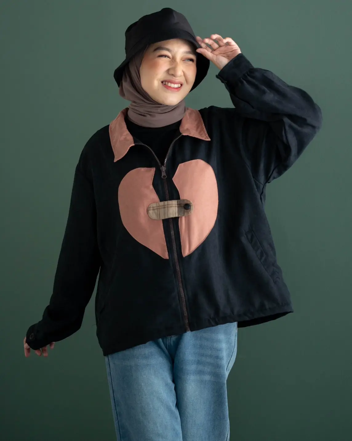 Droopy Jacket Black
