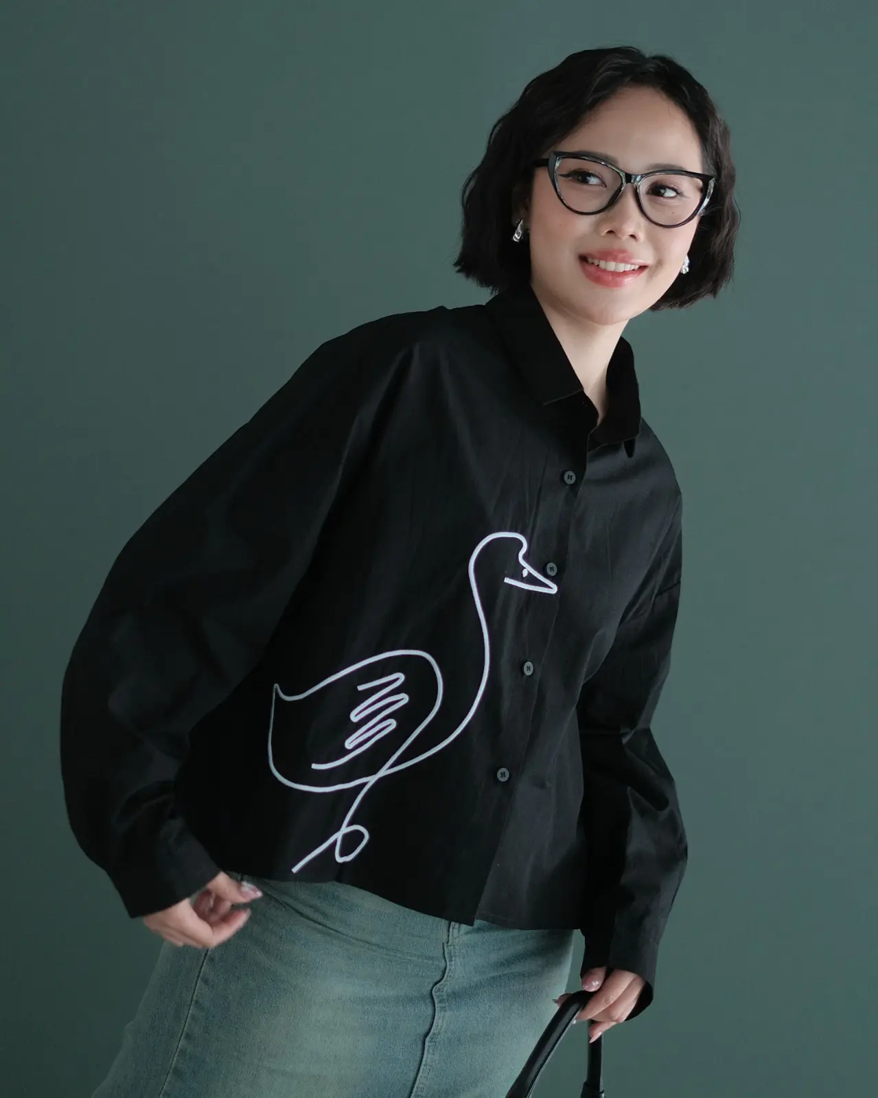 Ducky Shirt Kode 116A Black