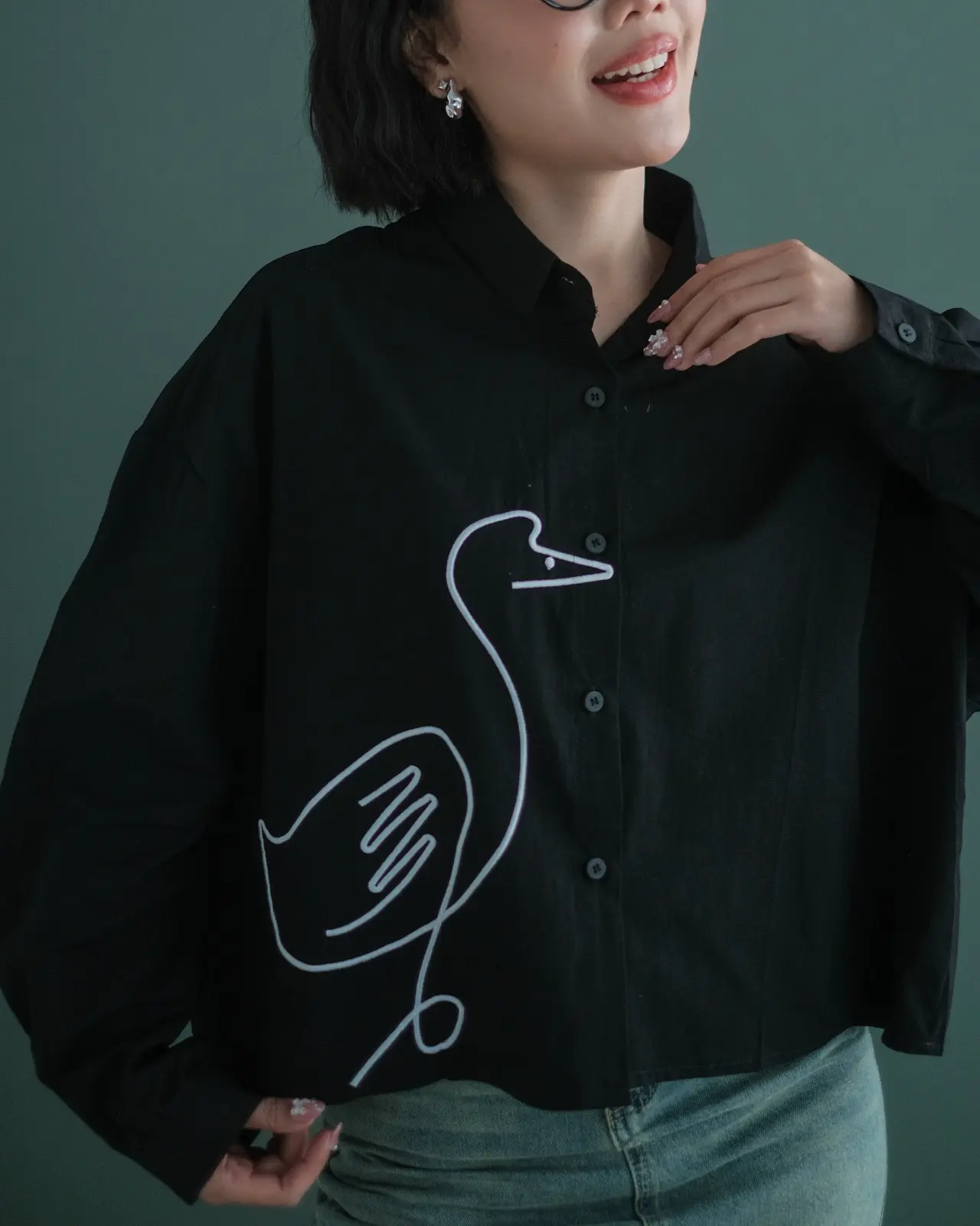 Ducky Shirt Kode 116A Black - Image 3
