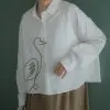 Ducky Shirt Kode 116A Broken White - Image 2