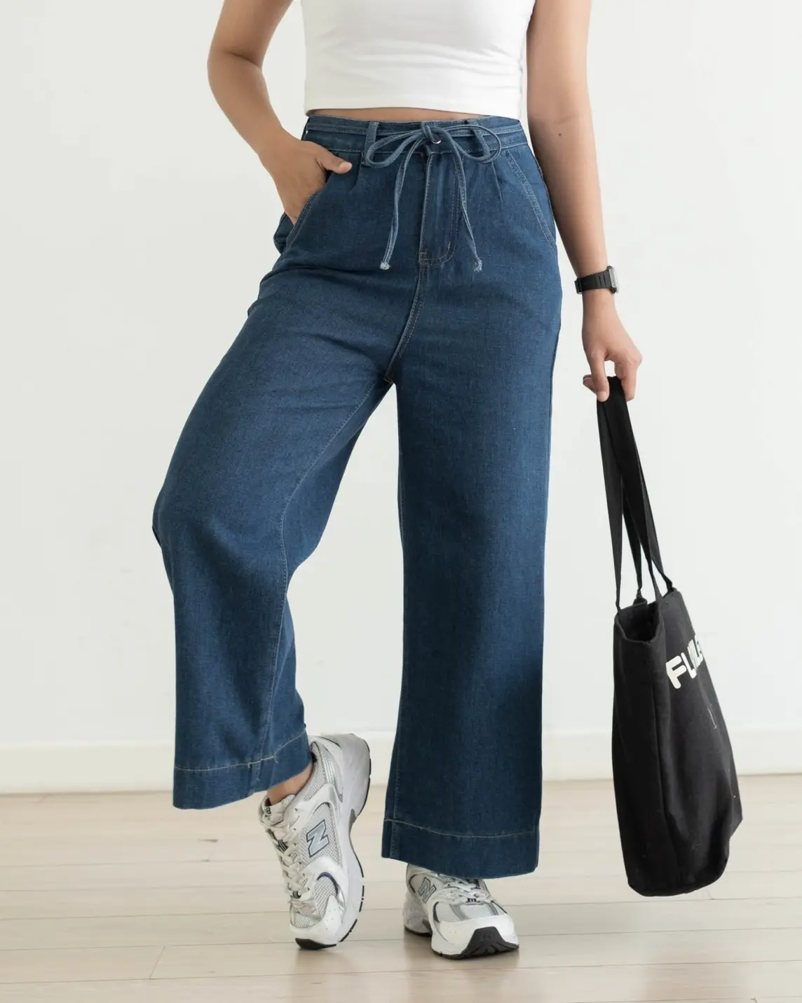 Elisva Denim Pants Kode 125 Dark Blue