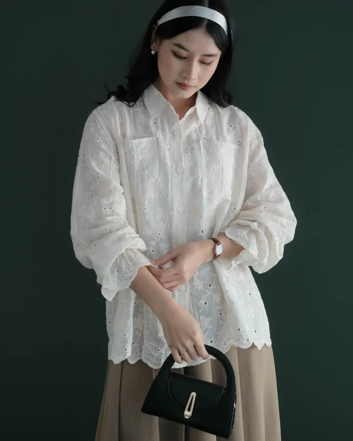 Elrica Shirt Kode 102 Ivory