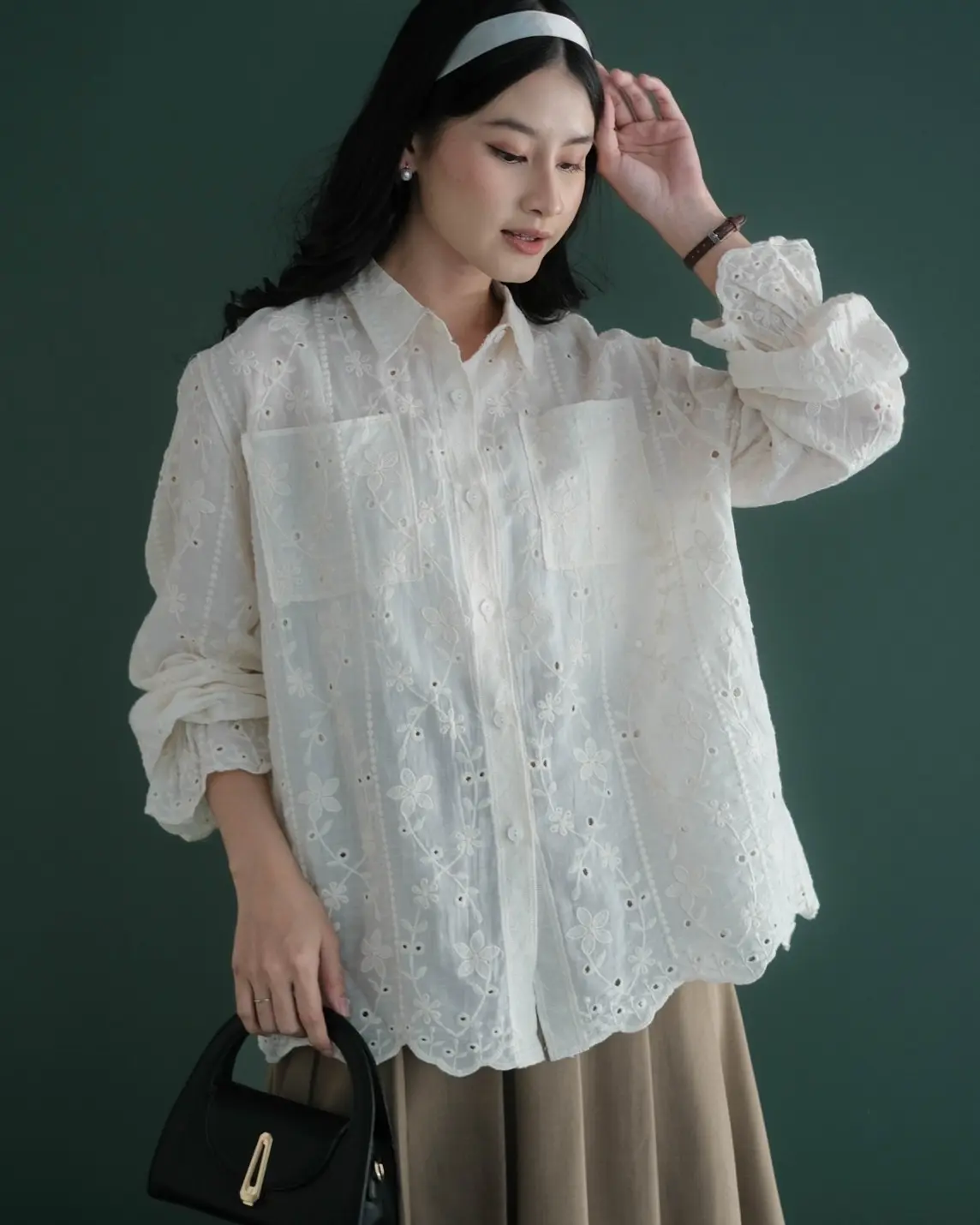 Elrica Shirt Kode 102 Ivory - Image 2