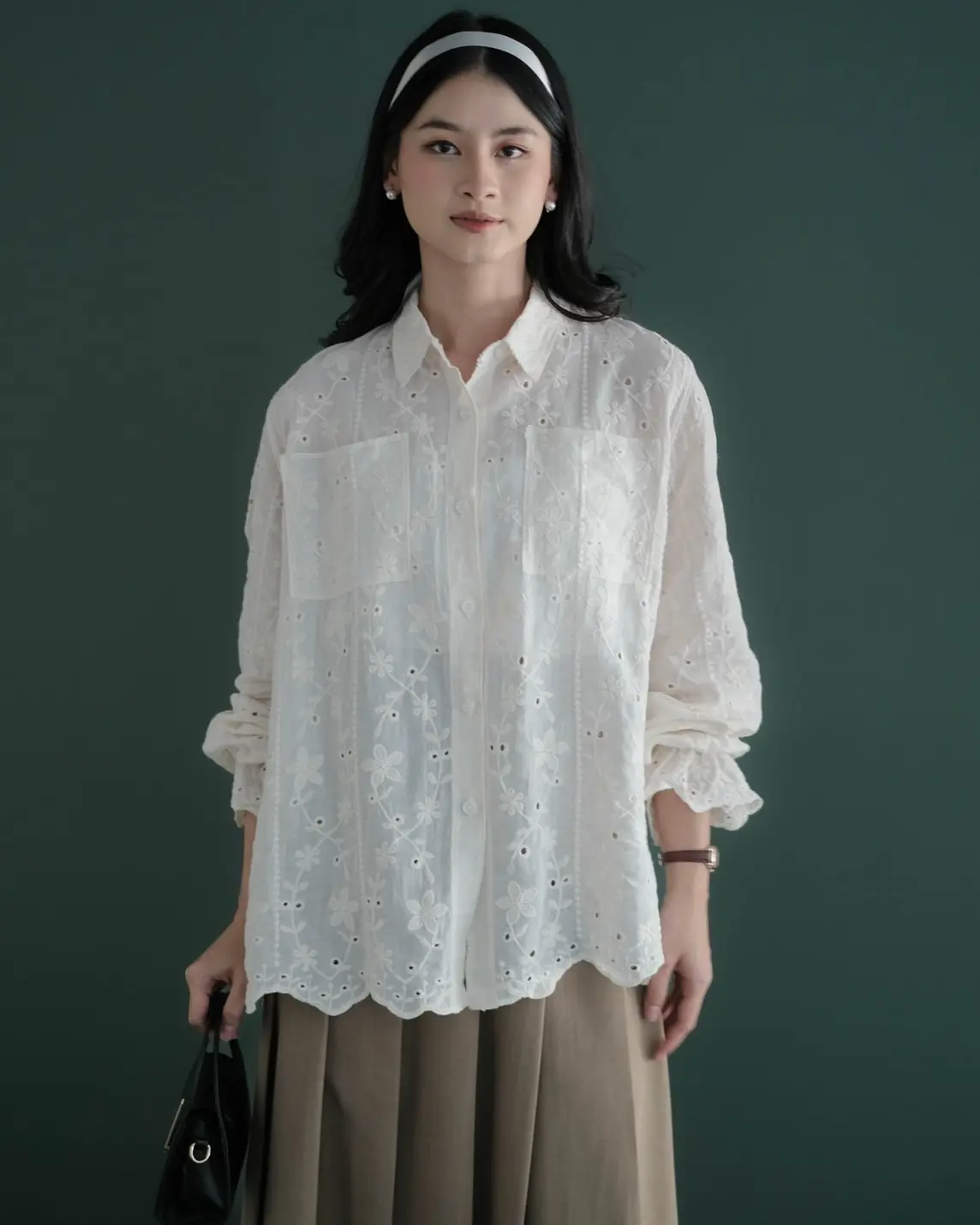 Elrica Shirt Kode 102 Ivory - Image 3