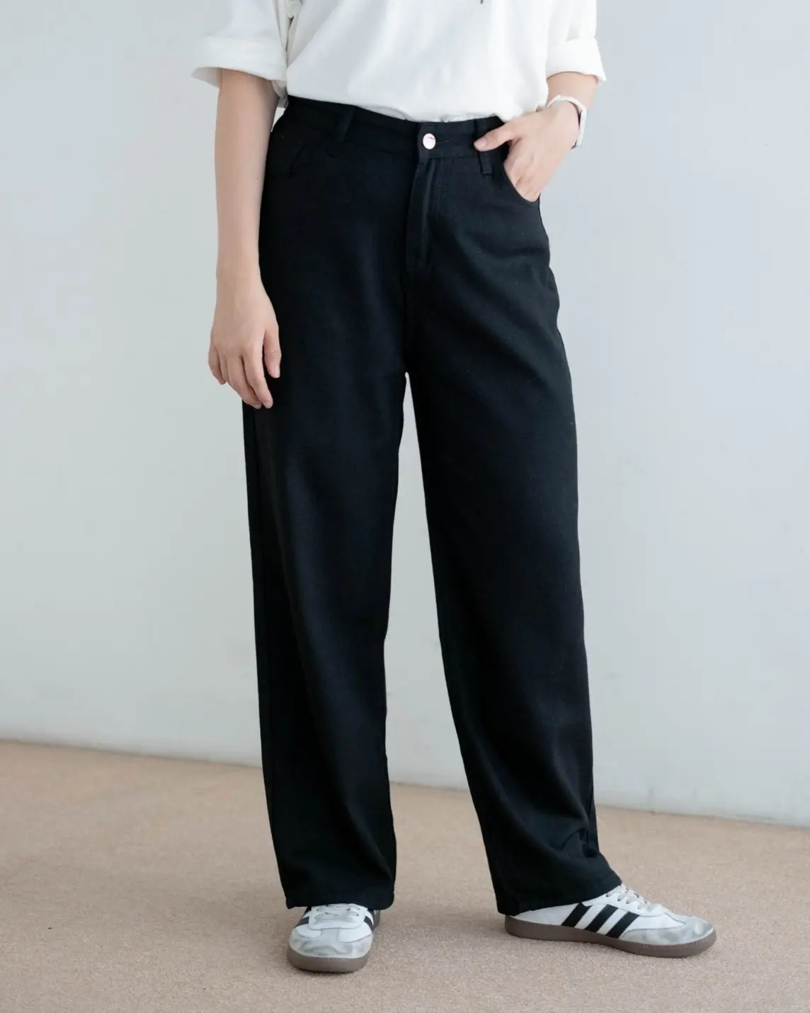 Fariha Denim Pants Kode 89 Black