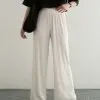 Fatima Plisket Pants Kode 410 Ivory - Image 2