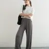 Fatima Plisket Pants Kode 410 Grey - Image 3