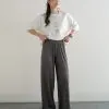 Fatima Plisket Pants Kode 410 Grey - Image 2