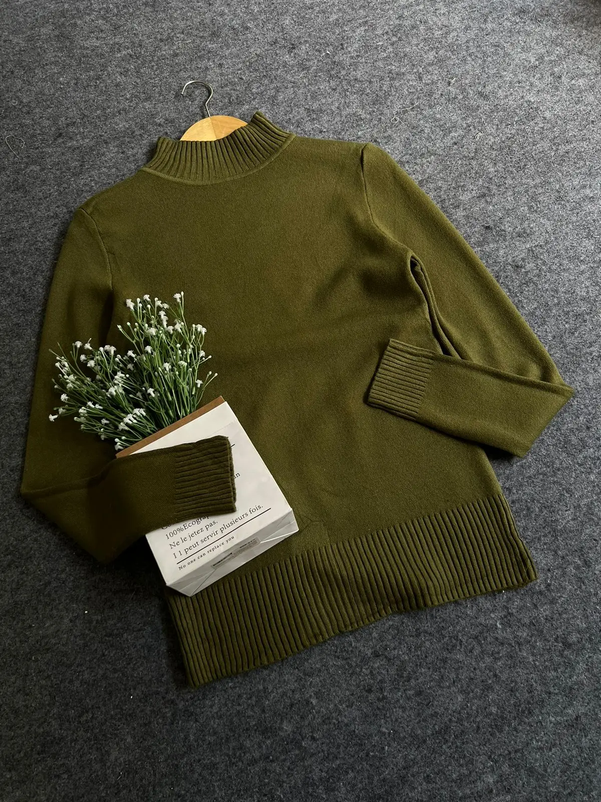 Fayla Turtleneck Longleeve Kode 183/07943 Army