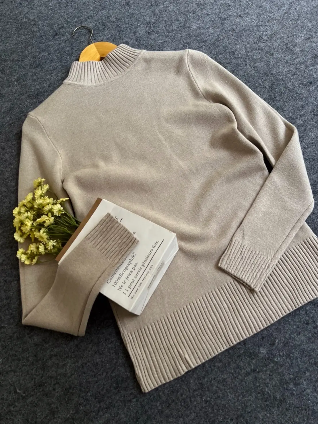 Fayla Turtleneck Longleeve Kode 183/07943 Beige