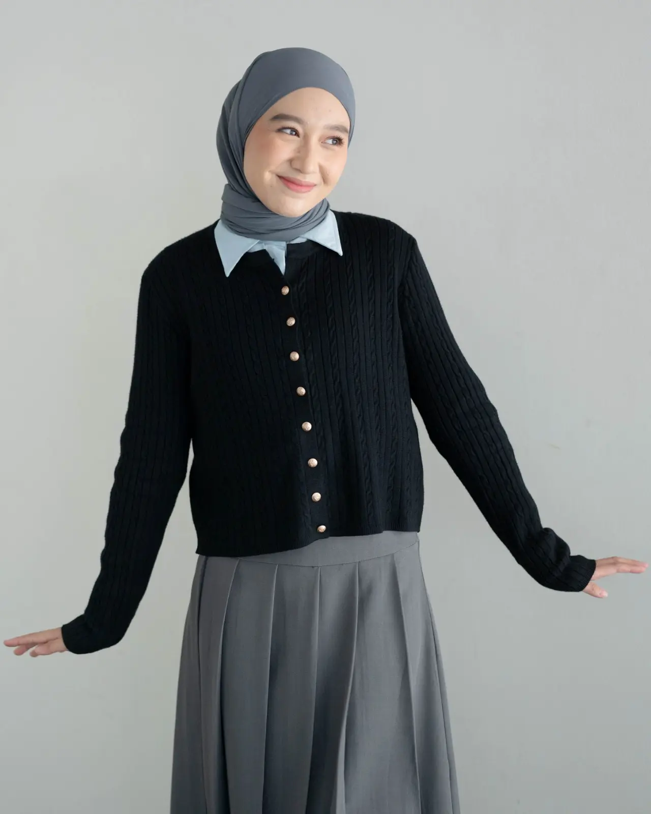Finley Cardigan Kode 257A Black