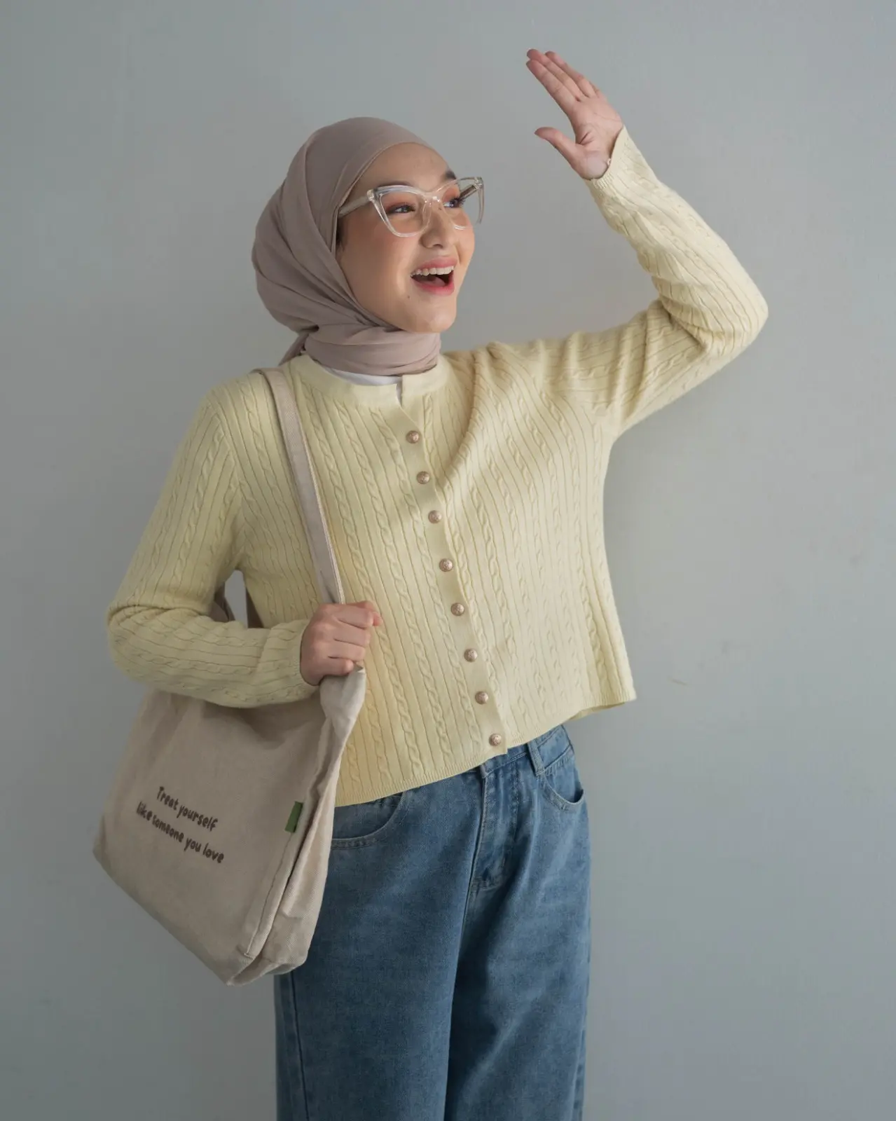Finley Cardigan Kode 257A Yellow