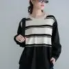 Fizva Stripe Longsleeve Kode 155B Black