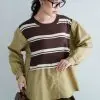 Fizva Stripe Longsleeve Kode 155B Sage Green