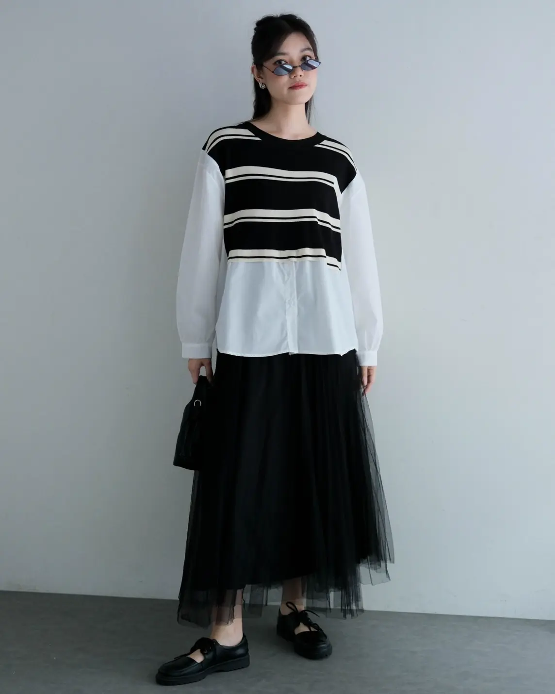 Fizva Stripe Longsleeve Kode 155B Broken White - Image 3