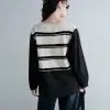 Fizva Stripe Longsleeve Kode 155B Black - Image 4