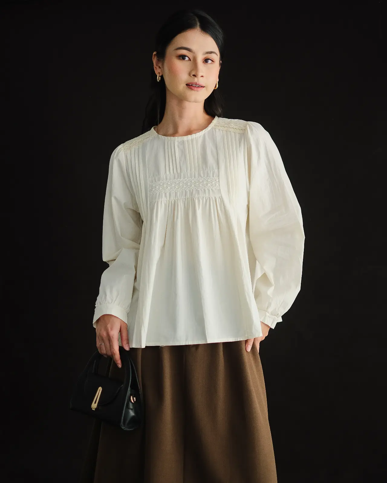 Harlen Blouse Kode 8A Ivory