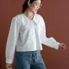 Haziqa Shirt Kode 129A Broken White - Image 2