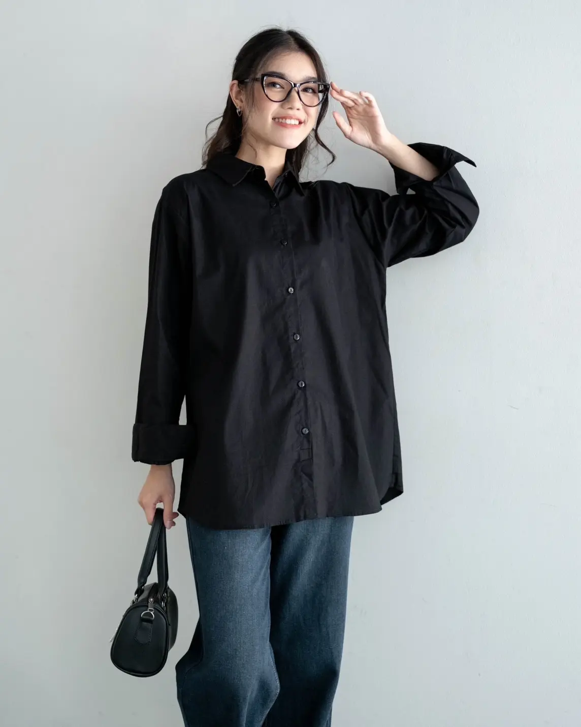 Hirsha Shirt Kode 80261 Black - Image 3