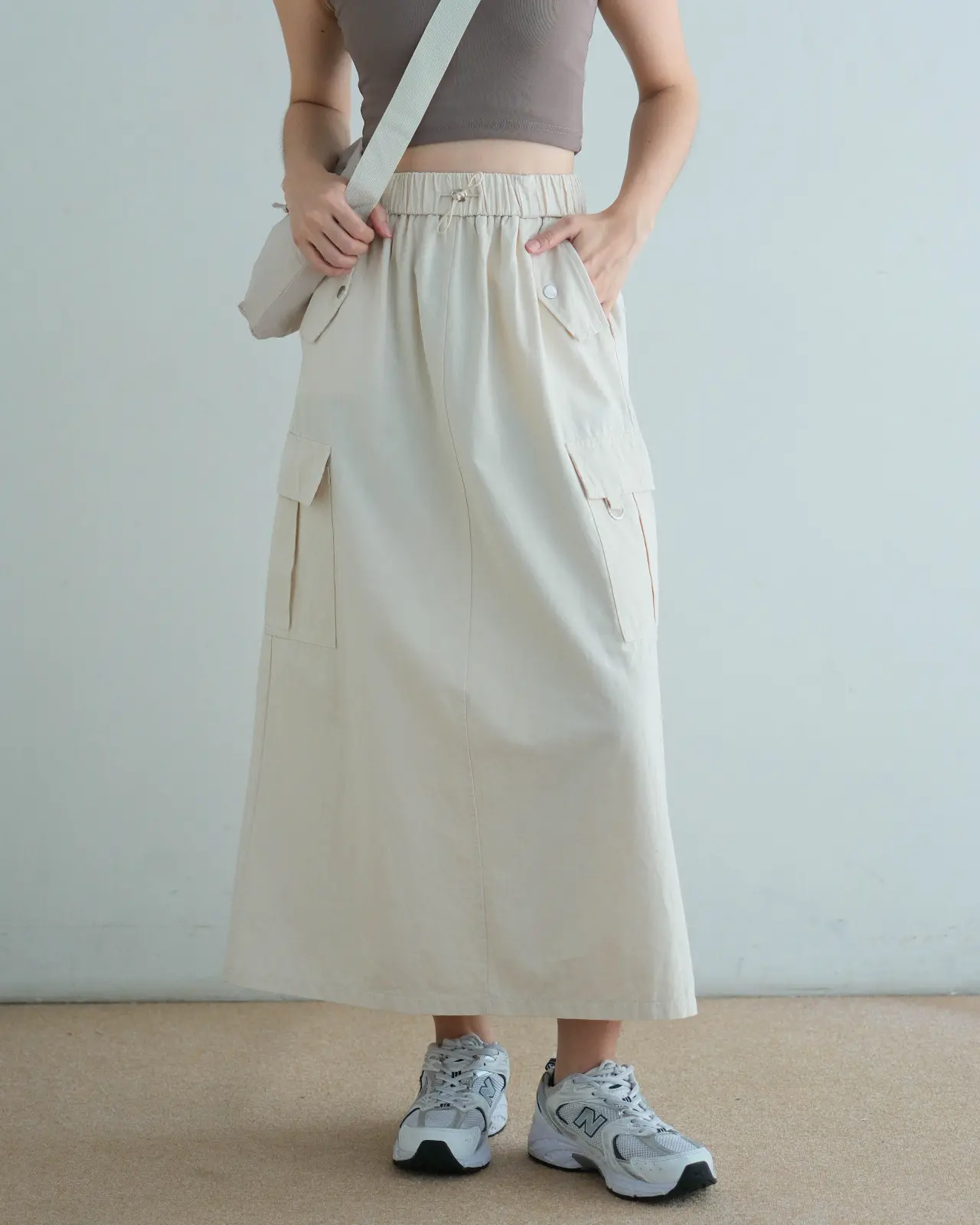 Hiza Skirt Kode 146A Beige