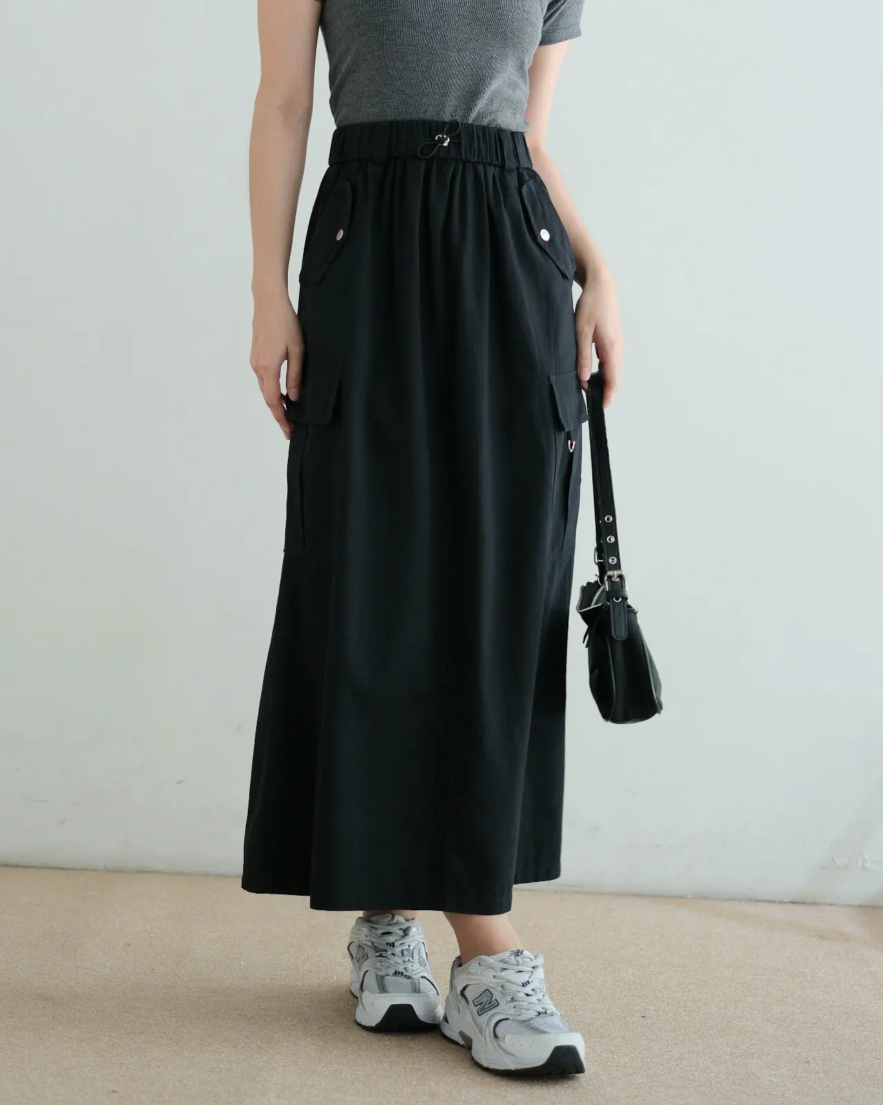 Hiza Skirt Kode 146A Black - Image 2