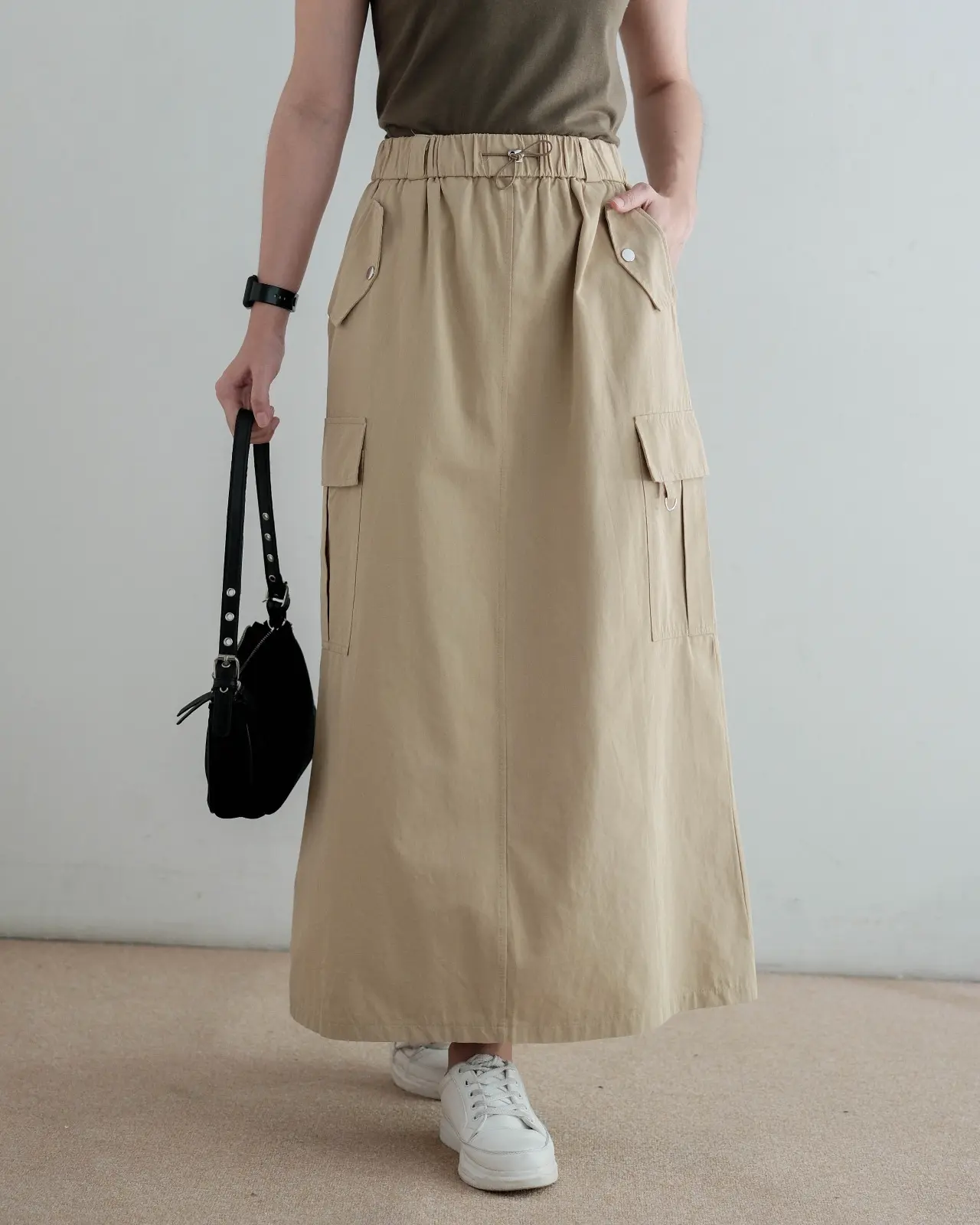 Hiza Skirt Kode 146A Cream