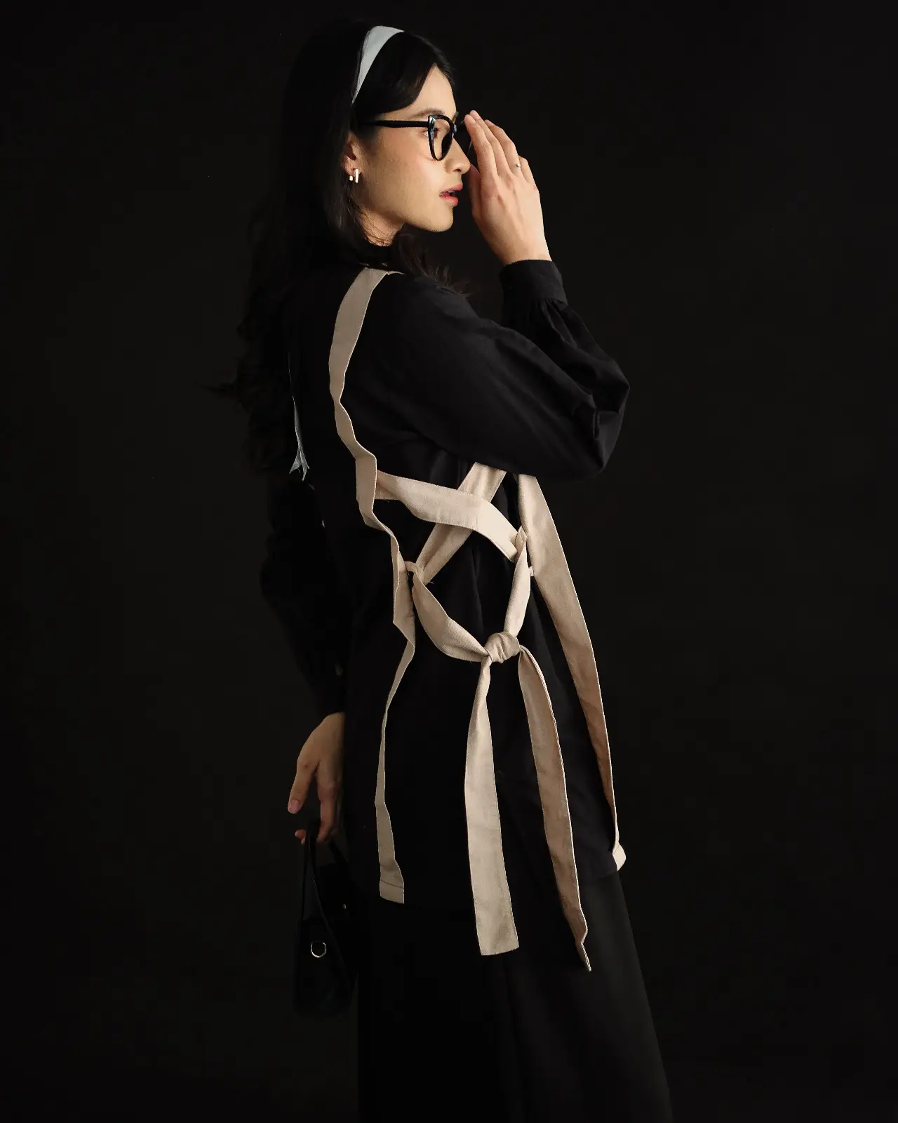 Irena Blouse Black - Image 3