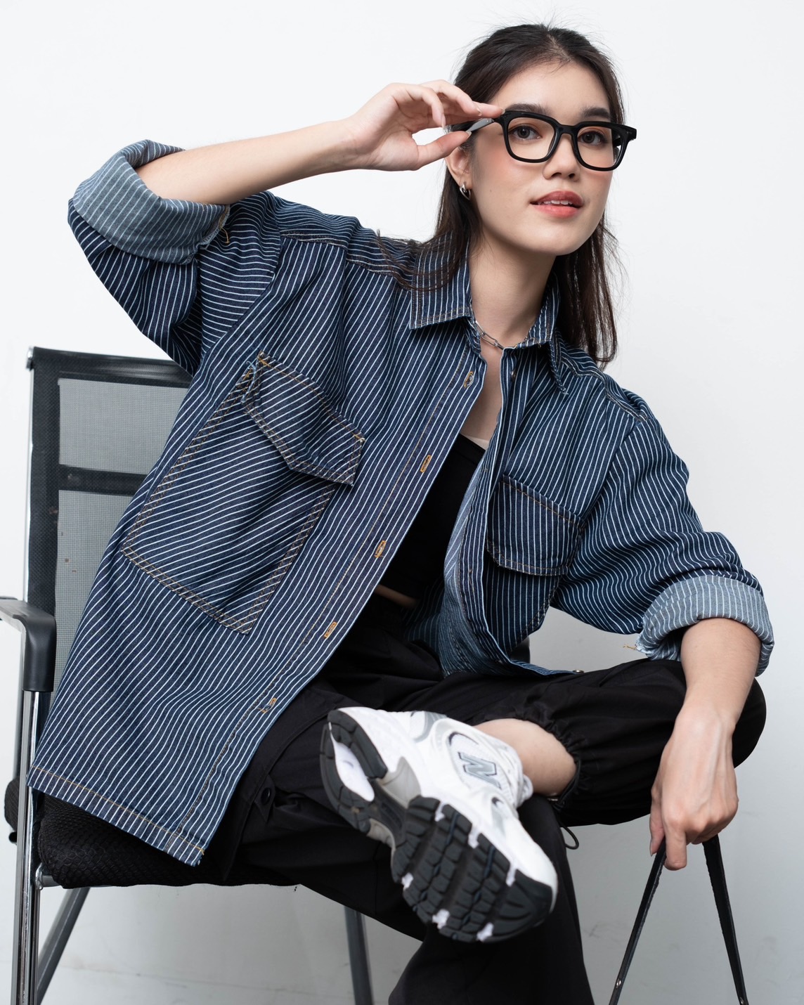 Ivanshi Denim Jacket Kode Q1052 Dark Blue - Image 2