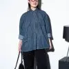 Ivanshi Denim Jacket Kode Q1052 Dark Blue - Image 3