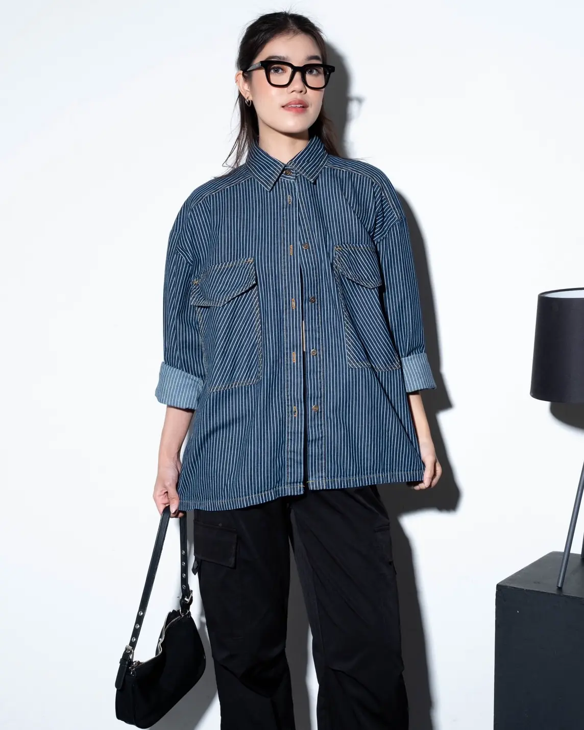 Ivanshi Denim Jacket Kode Q1052 Dark Blue - Image 3