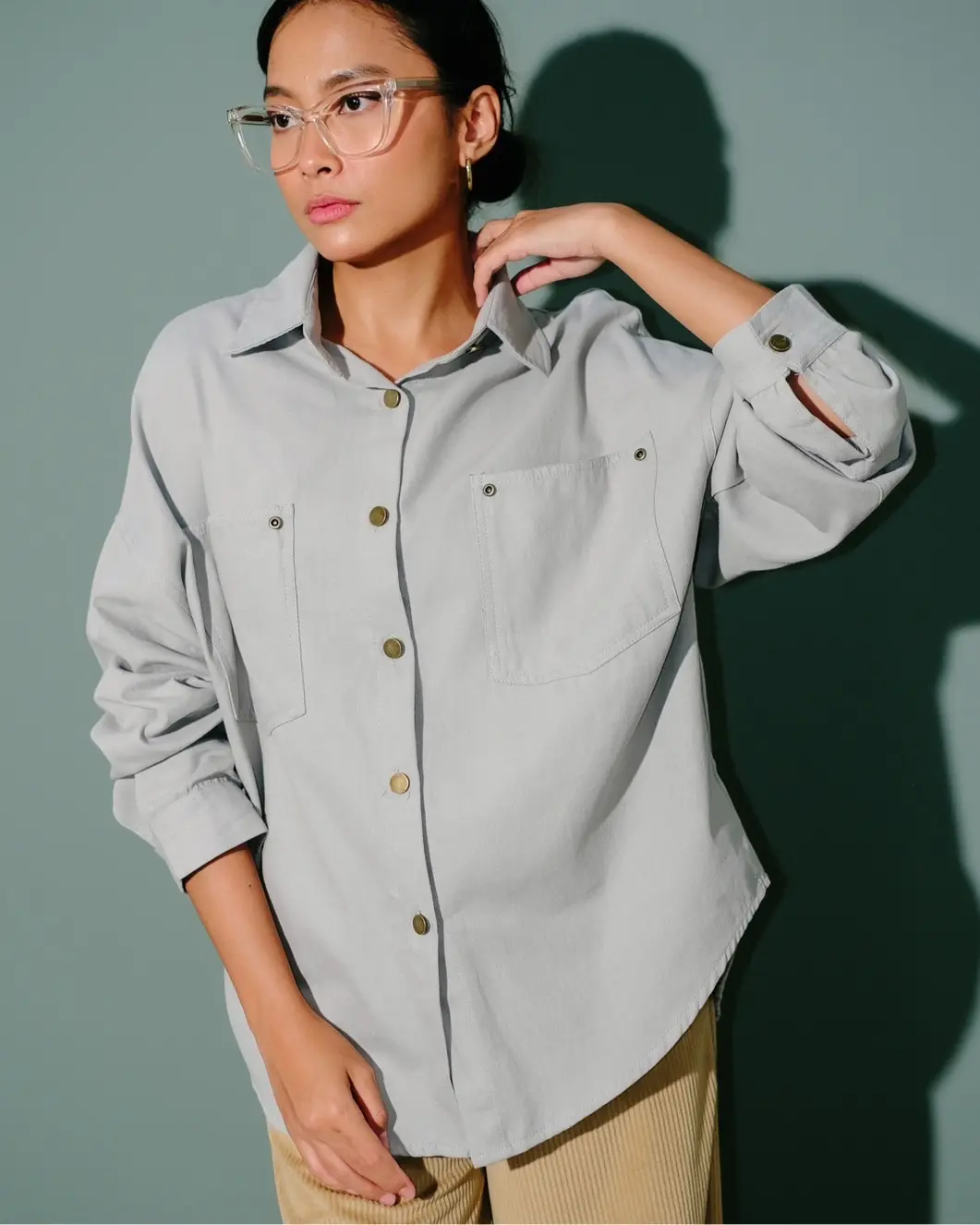 Jayla Shirt Kode N766 Mint - Image 2