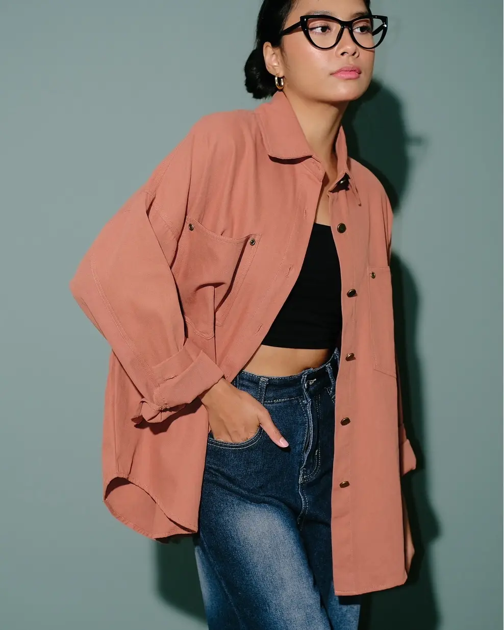 Jayla Shirt Kode N766 Coral - Image 2