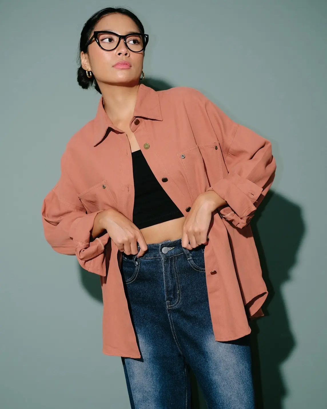 Jayla Shirt Kode N766 Coral